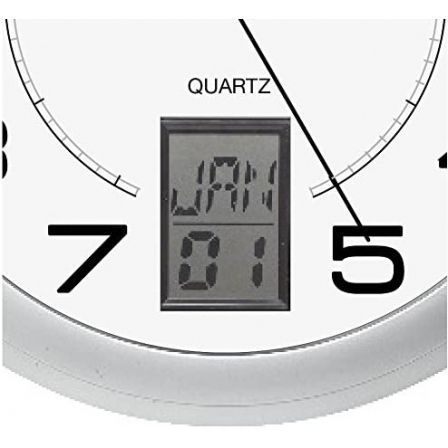Unilux Reloj Instinct Gris Metalizado 30,5 cm